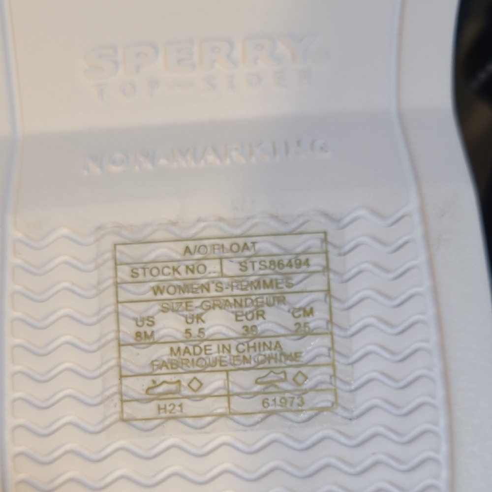 Sperry Navy Top-slider Float Boat Slip-On Shoes Size 8‎ - Picture 7 of 7